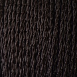 Câble torsadé 2x0.35mm² noir