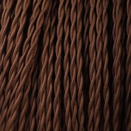 Câble torsadé 2x0.35mm² marron