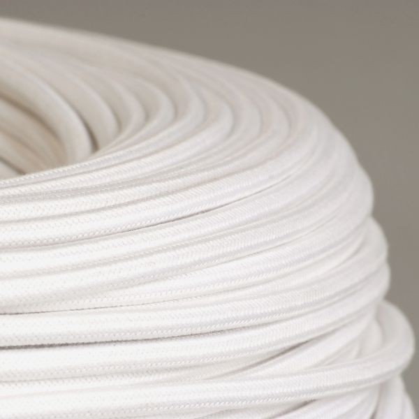 3 x 0,75mm² Textile câble textile direction environ noir 3x0,75 coton