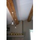 Rosace porcelaine lisse D80 blanche - Falbala Luminaires