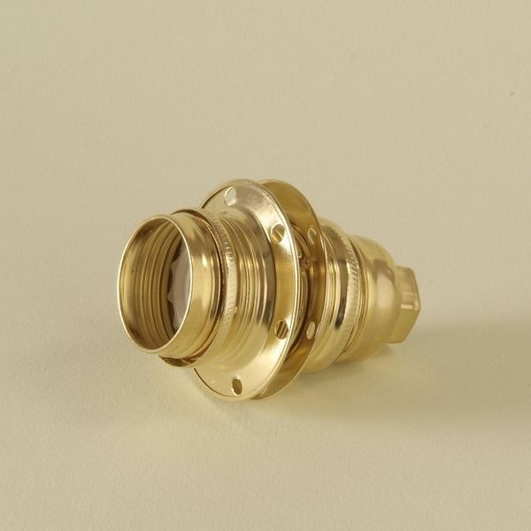 Anciennes douilles laiton bague porcelaine E14