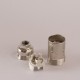 Douille E14 lisse nickel - Falbala-Luminaires