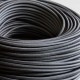 Câble textile ardoise 3x0.75mm² - Falbala Luminaires