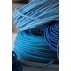 Câble textile turquoise 3x0.75mm² - Falbala Luminaires