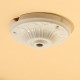 Rosace porcelaine décorée D105 blanche - Falbala Luminaires