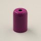 Cache-douille fuchsia - Falbala-luminaires