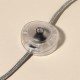 Interrupteur à pied rond transparent - Falbala Luminaires