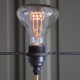 Douille E27 filetée laiton vieilli avec serre cable - Falbala-Luminaires