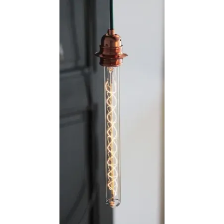Douille E27 filetée cuivre - Falbala-Luminaires