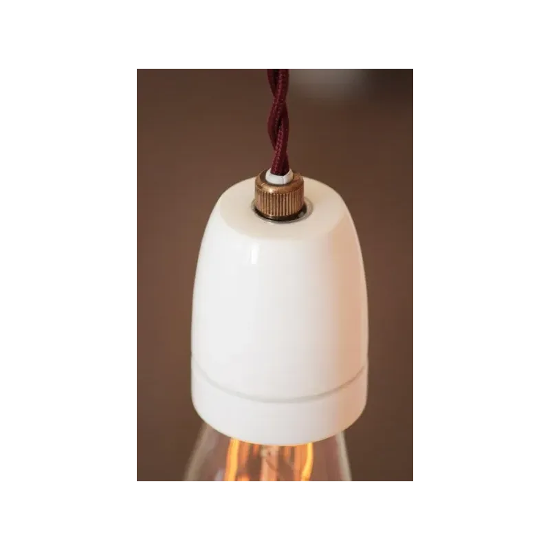 Serre-câble métal laiton vielli - Falbala Luminaires