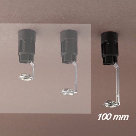 Support bougie E14 d24 - Becs - ht100 - Falbala-Luminaires
