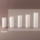 Fourreau - tube de bougie d24 blanc lisse - ht 65 - Falbala Luminaires