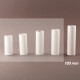 Fourreau - tube de bougie d24 blanc lisse - ht 100 - Falbala Luminaires
