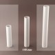 Fourreau - tube de bougie d24 blanc lisse - ht 170 - Falbala-luminaires