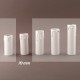 Fourreau - tube de bougie d24 blanc à gouttes - ht 70 - Falbala Luminaires