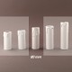 Fourreau - tube de bougie d24 blanc à gouttes - ht 80 - Falbala Luminaires