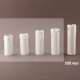Fourreau - tube de bougie d24 blanc à gouttes - ht 100 - Falbala Luminaires