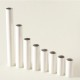 Fourreaux de bougie blanc lisse - Falbala Luminaires