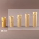 Fourreau - tube de bougie d24 ivoire à gouttes - ht 65 - Falbala Luminaires