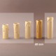 Fourreau de bougie D24 ivoire à gouttes HT 85 - Falbala Luminaires