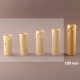 Fourreau de bougie D24 ivoire à gouttes - ht 100 - Falbala Luminaires