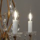Fourreau de bougie verre opale - Falbala Luminaires