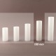 Fourreau de bougie - D25 - verre opale - ht 100 - Falbala Luminaires