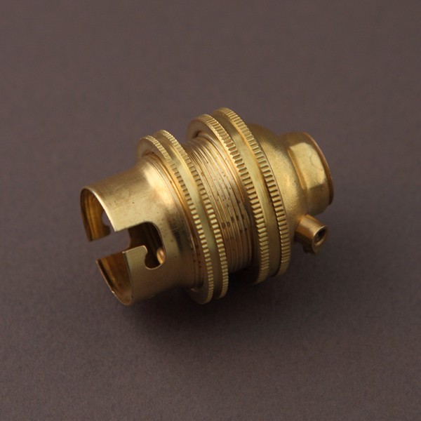 Support De Lampe à Baïonnette B22 10 Mm Avec Anneau D'abat-jour