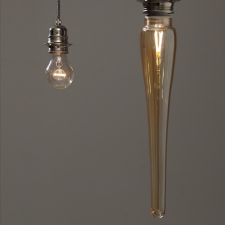 Grande Stalactite ambrée - Falbala Luminaires