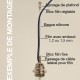 Filin avec embout D1,5mm - Falbala-luminaires