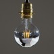 Globe calotte argentée D95 - E27 - 6W - Falbala Luminaires
