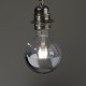 Globe calotte argentée D95 - E27 - 6W - Falbala Luminaires
