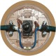 Interrupteur à pied rond transparent - Falbala Luminaires