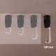 Support bougie noir D24 - 10x1 - HT 100 - Falbala Luminaires