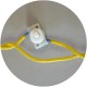 Interrupteur à poussoir blanc - Falbala Luminaires