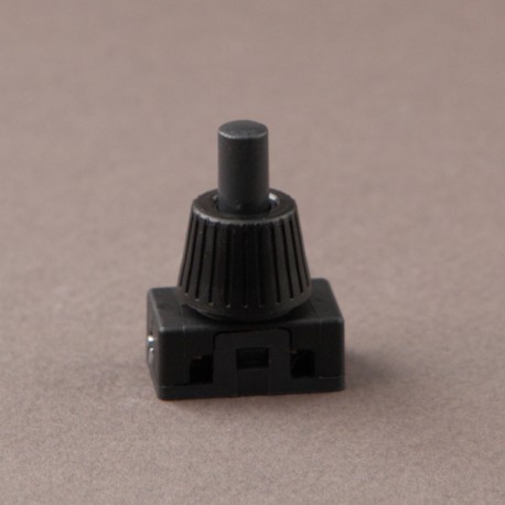 Interrupteur à poussoir noir - Falbala Luminaires