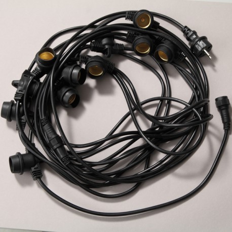 Guirlande guinguette 11m nue - Falbala Luminaires
