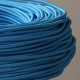 Câble textile turquoise 3x0.75mm² - Falbala Luminaires