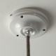 Rosace porcelaine lisse D105 - Falbala Luminaires