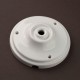 Rosace porcelaine lisse D105 - Falbala Luminaires
