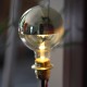 Globe calotte argentée D95 - E27 - 6W - Falbala Luminaires