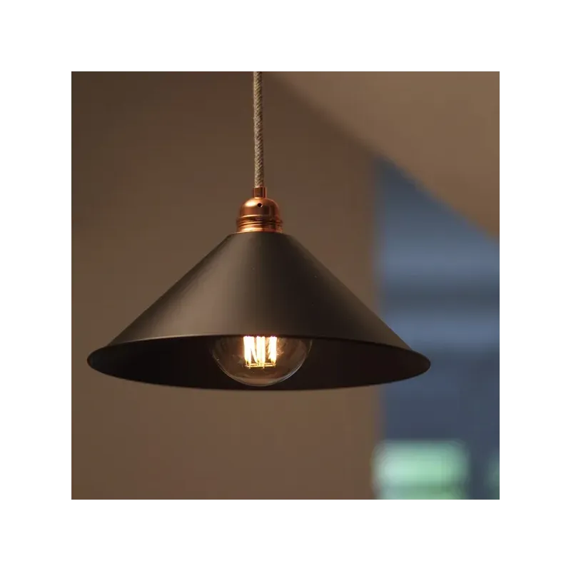 Douille E27 filetée cuivre - Falbala-Luminaires