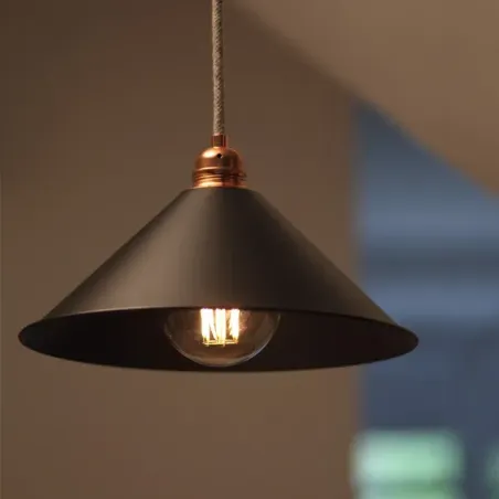 Douille E27 filetée cuivre - Falbala-Luminaires