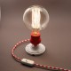 Rosace porcelaine lisse D105 - Falbala Luminaires