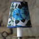 Galon textile plat adhésif bleu - Falbala-luminaires
