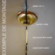 Bélière 10 x 1- Falbala-Luminaires