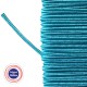Galon textile soutache bleu cyan - Falbala-luminaires