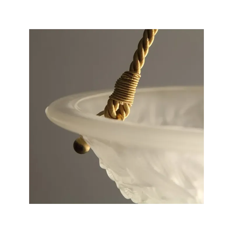 Cordelière Art Déco passementerie or - Falbala-Luminaires