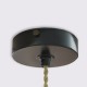 Pavillon plat noir - Falbala-luminaires