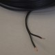Câble scindex 2x0.75mm² noir - Falbala-Luminaires